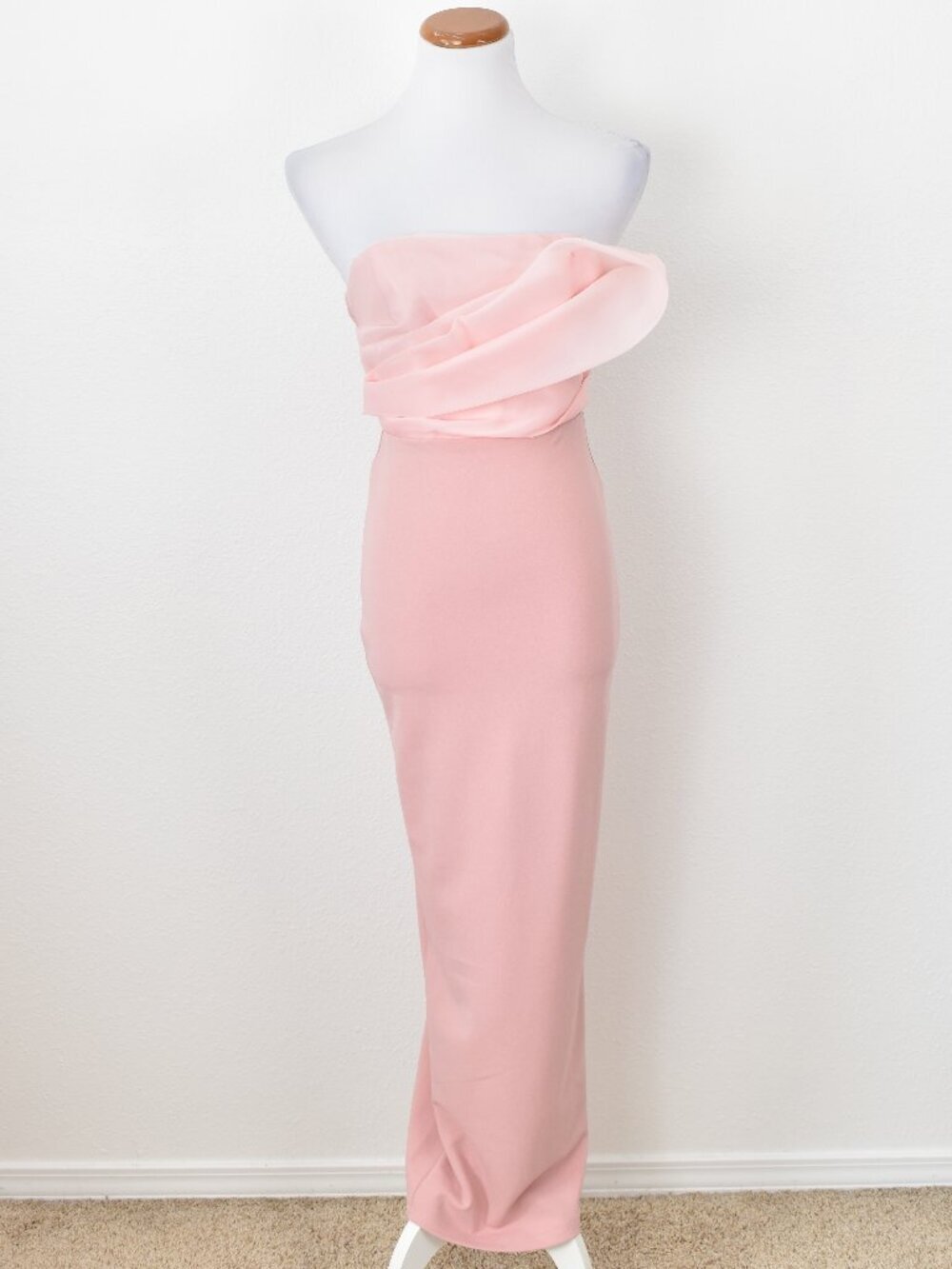 Here Comes the Sun Selfie Leslie Karaline Strapless Dress Blush NEW - XS